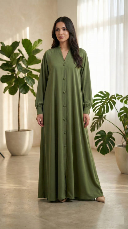 Formal Horizon Button-Front Maxi