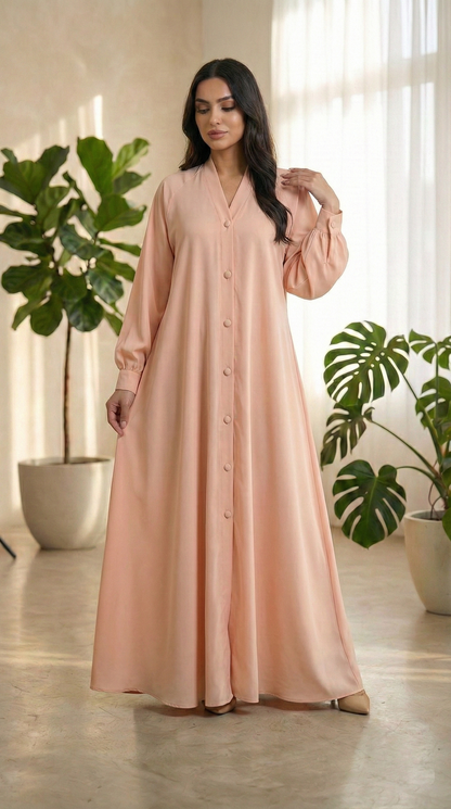 Formal Horizon Button-Front Maxi
