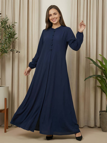 Urban Frill Buttoned Abaya
