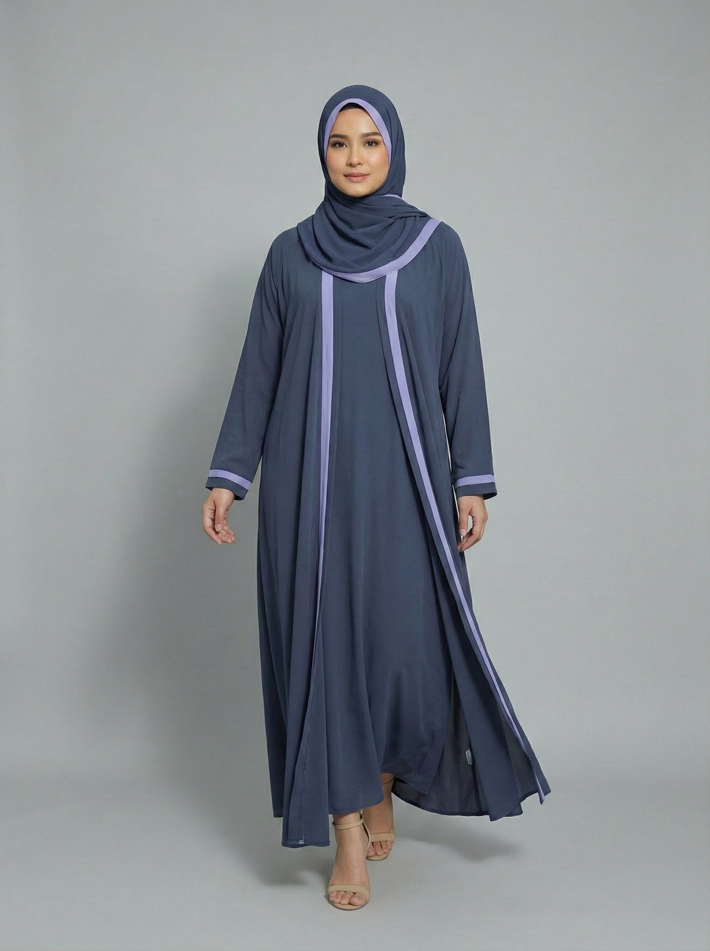 The Elegance Flow 4-Piece Abaya Set