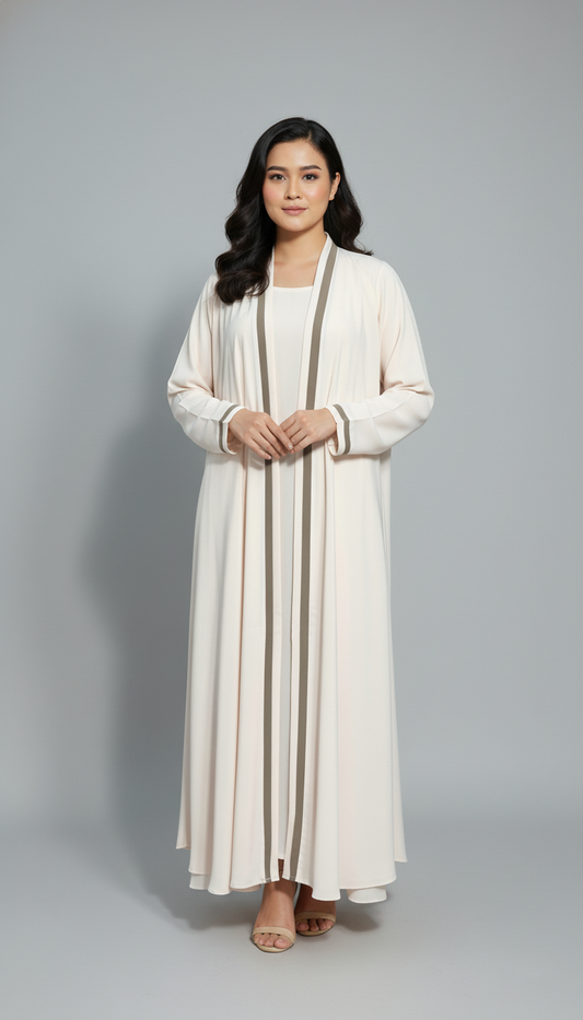 The Elegance Flow 4-Piece Abaya Set