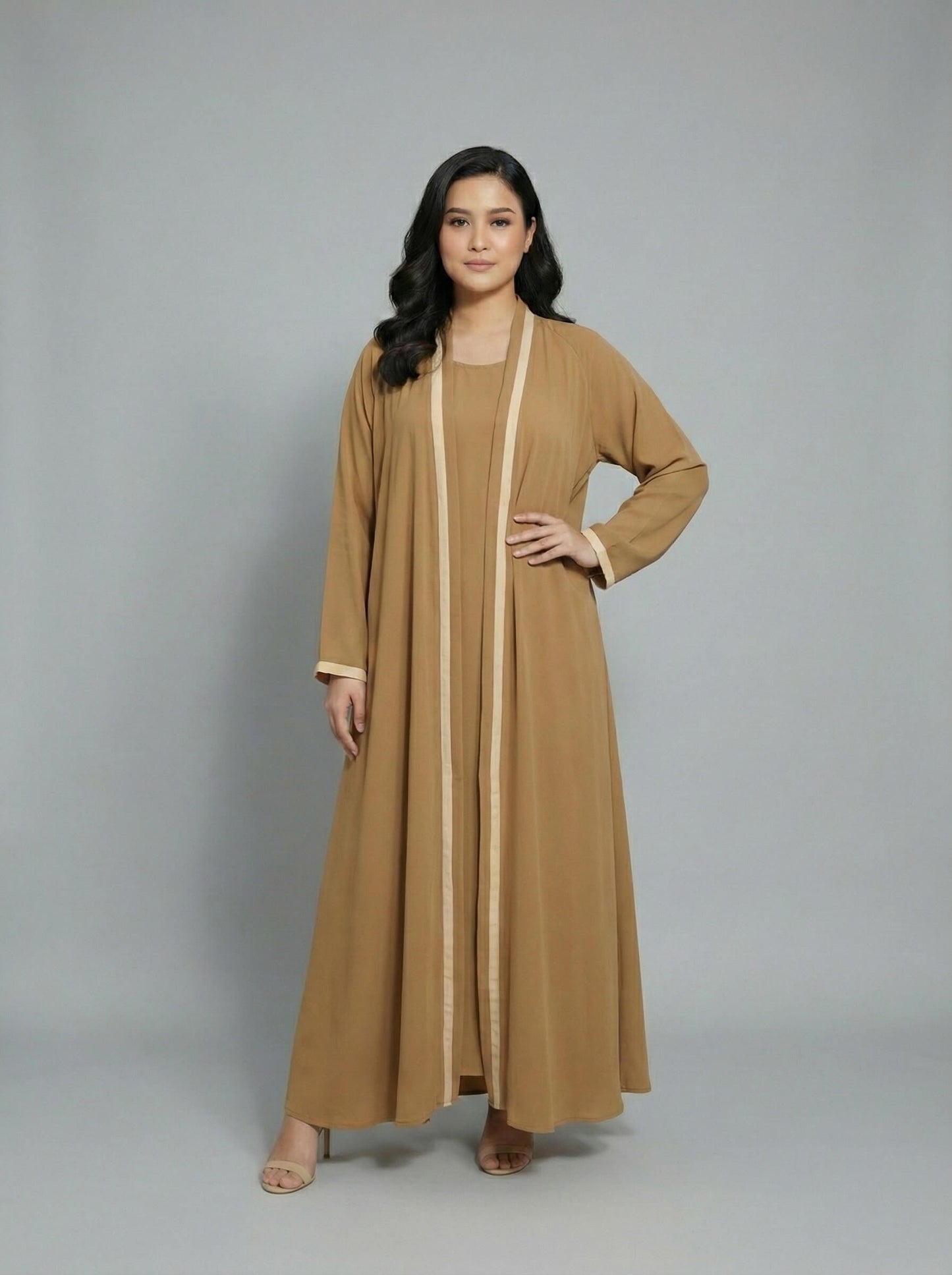 The Elegance Flow 4-Piece Abaya Set