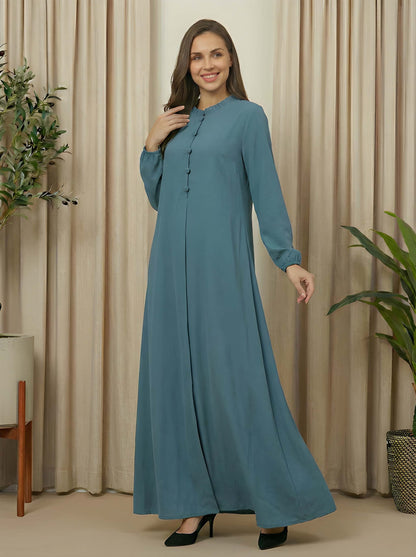 Urban Frill Buttoned Abaya