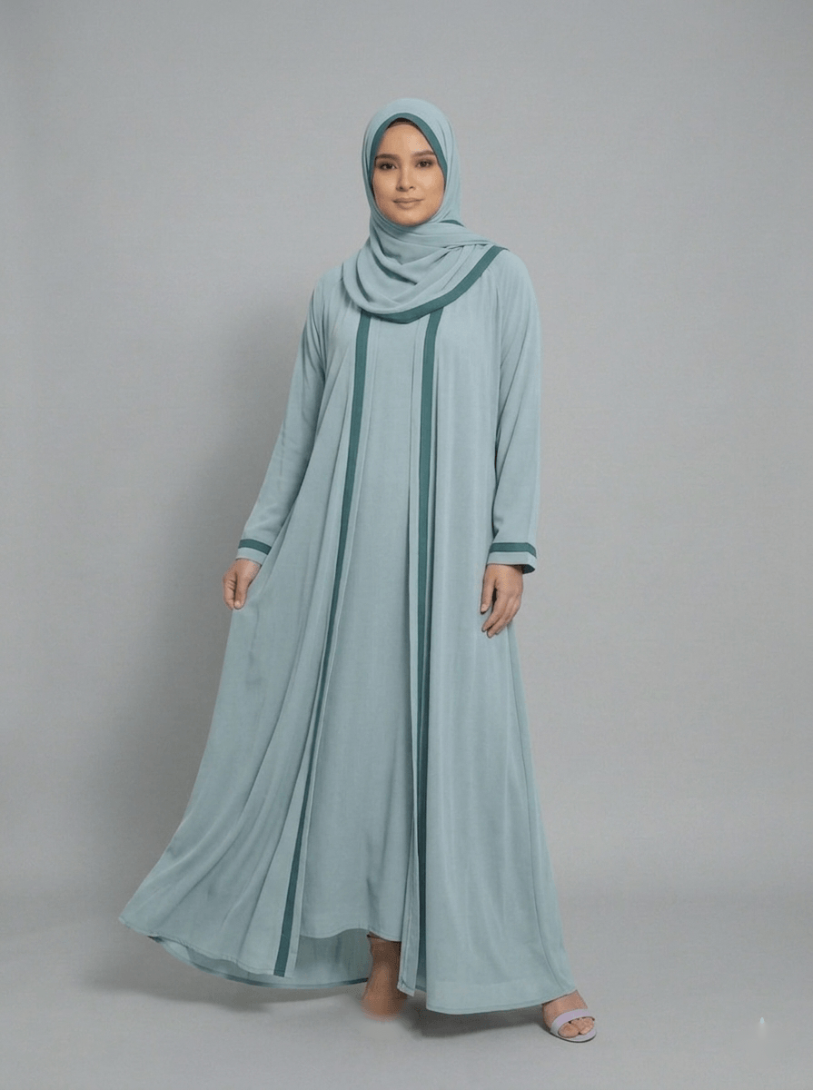 The Elegance Flow 4-Piece Abaya Set