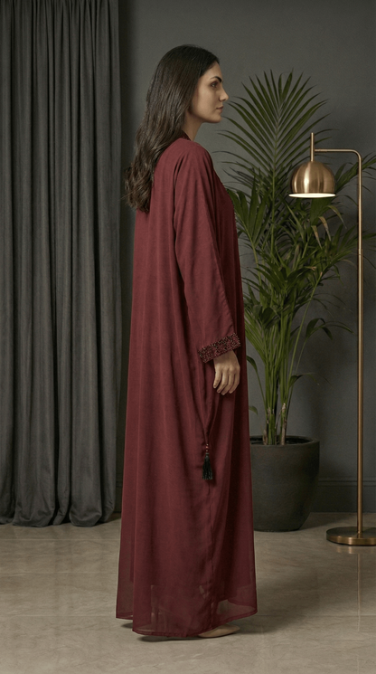 Luxe Beaded 'Upper' Kaftan Ensemble 3-Piece Set